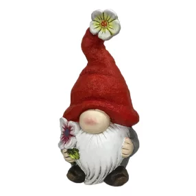 POLIREZIN TÖRPE PIROS SAPKÁBAN, VIRÁGGAL VAGY ÁSOVAL