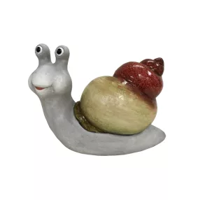 KIRÁMIA CSIGA HÁZZAL, SZÜRKE-BARNA