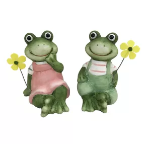 KERÁMIA BÉKA FIÚ VAGY LÁNY, ÜLŐ