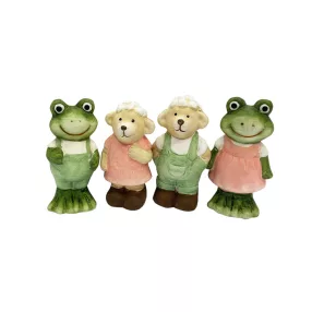 KERÁMIA BÁRÁNY VAGY BÉKA RUHÁBAN