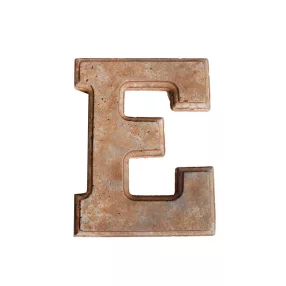 DEKOR KERÁMIA BETŰ E, RUSZTIKUS