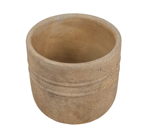 BETON KASPÓ KEREK, 2 VONAL MINTÁS, VINTAGE HOMOK