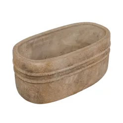 BETON KASPÓ OVÁL, 2 VONAL MINTÁS, VINTAGE HOMOK