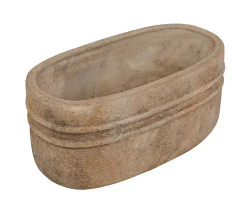 BETON KASPÓ OVÁL, 2 VONAL MINTÁS, VINTAGE HOMOK