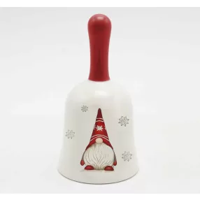 KERÁMIA CSENGŐ, PIROS ORRSZAKÁLL MINTÁS