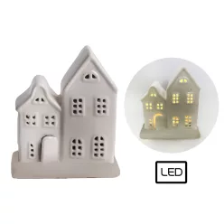 PORCELÁN HÁZ, LEDDEL, SZÜRKE