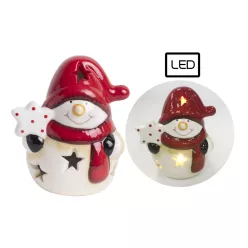 PORCELÁN HÓEMBER, LEDDEL, CSILLAGGAL,