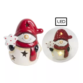 PORCELÁN HÓEMBER, LEDDEL, CSILLAGGAL,