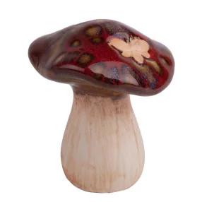 PORCELÁN GOMBA, LEPKÉVEL, PIROS