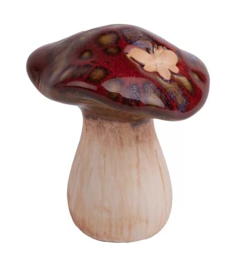 PORCELÁN GOMBA, LEPKÉVEL, PIROS