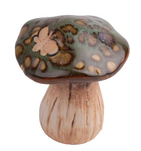 PORCELÁN GOMBA, LEPKÉVEL, ZÖLD