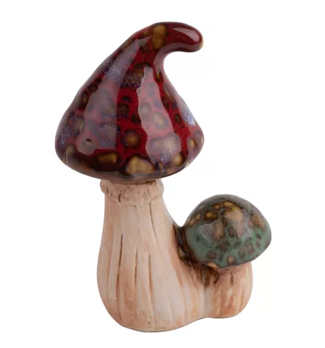 PORCELÁN GOMBA, HEGYES, PIROS ZÖLD