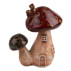 PORCELÁN GOMBAHÁZ, PIROS ZÖLD