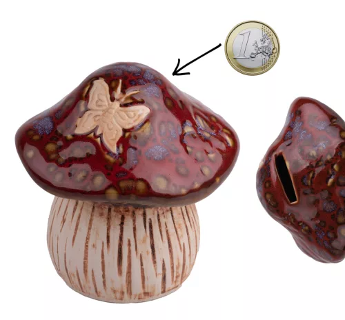 PORCELÁN GOMBA, PERSELY, LEPKÉVEL, PIROS