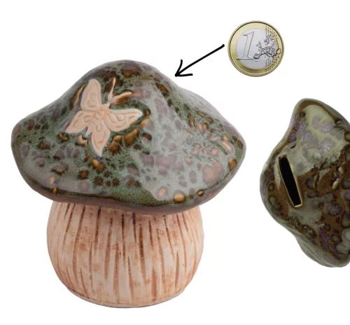 PORCELÁN GOMBA, PERSELY, LEPKÉVEL, ZÖLD