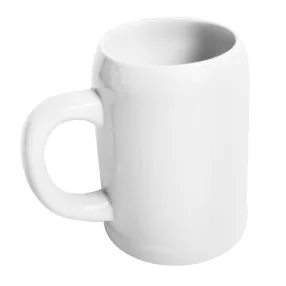 PORCELÁN SOUVENÍR KORSÓ, ÍVES, FEHÉR