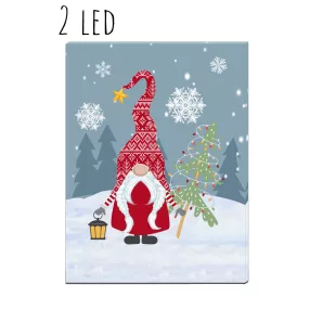 CANVAS VILÁGÍTÓ KÉP 2 LEDDEL, ORRSZAKÁLL LÁMPÁSSAL