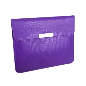 MŰBŐR IPAD TARTÓ FÉM CSATTAL, LILA