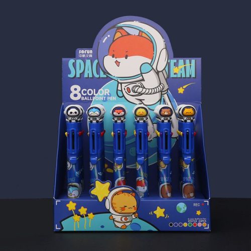 GOLYÓSTOLL, 8 SZÍNŰ, ŰRÁLLAT