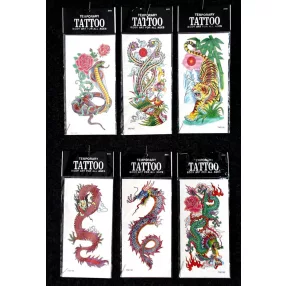 TATOO NAGY/VÍZZEL LEHUZHATÓ