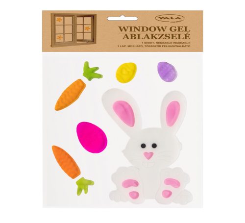 ABLAKZSELÉ, NYÚL RÉPÁVAL, TOJÁSSAL