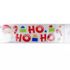 ABLAKZSELÉ MIKULÁS FEJ,  HO HO HO FELIRAT
