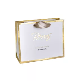 BERNS PAPÍRTASAK.FEHÉR-ARANY 11*15CM