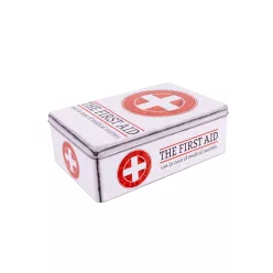 FÉM TÉGLA DOBOZ, THE FIRST AID
