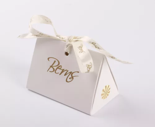 BERNS DÍSZDOBOZ FEHÉR-ARANY S 8*5,5CM