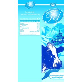 PAPÍRDOBOZ ITALOS, TEJESDOBOZ ALAKÚ,  MILK