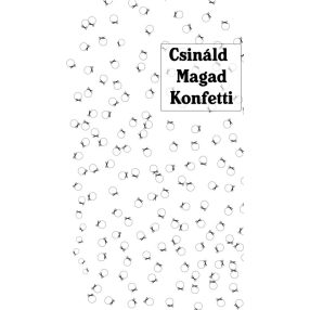   PAPÍRDOBOZ ITALOS, TEJESDOBOZ ALAKÚ, CSINÁLD MAGAD KONFETTI FELIRAT ÉS MINTA