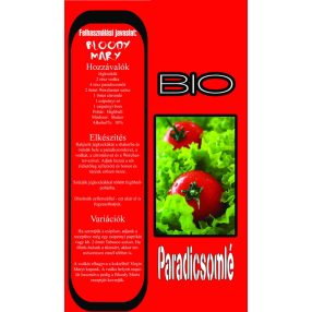   PAPÍRDOBOZ ITALOS, TEJESDOBOZ ALAKÚ, BIO PARADICSOMLÉ FELIRAT