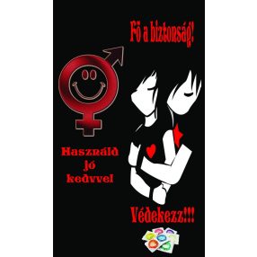 PAPÍRDOBOZ ITALOS, TEJESDOBOZ ALAKÚ, VÉDEKEZZ FELIRAT