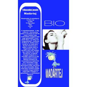 PAPÍRDOBOZ ITALOS, TEJESDOBOZ ALAKÚ, BIO MADÁRTEJ FELIRAT