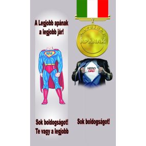 PAPÍRDOBOZ ITALOS, TEJESDOBOZ ALAKÚ, A LEGJOBB APA