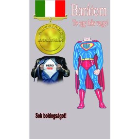 PAPÍRDOBOZ ITALOS, TEJESDOBOZ ALAKÚ, LEGJOBB BARÁT