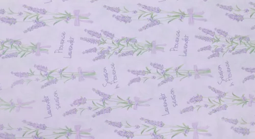 PAPÍR CSOMAGOLÓ SZETTBEN, 20 DARABOS, ÍVES, LEVENDULA