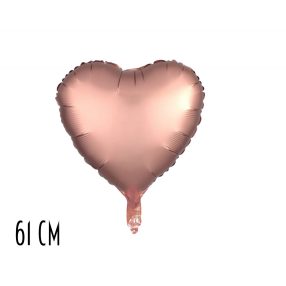 LUFI METÁL SZÍV ROSEGOL61CM