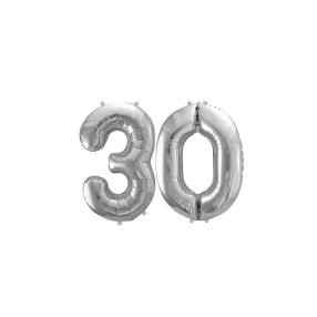 LUFI METÁL, SZÁM, 30-AS, SZETTBEN, MATT EZÜST