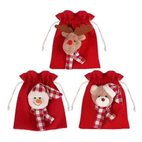 TEXTIL TASAK, HÓEMBER VAGY RÉNSZARVAS VAGY MEDVEFEJJEL