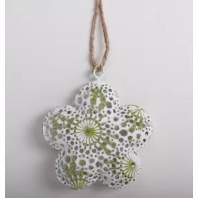 DEK.FÉM VIRÁG+AKASZTÓ ZÖLD6