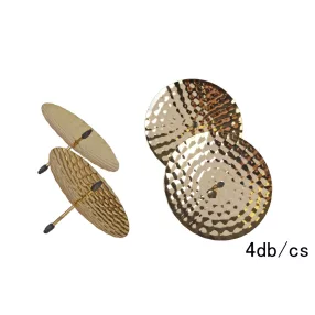 GYERTYATÜSKE SZETT, 4 DARABOS, HEXA MINTÁS, FÉNYES ARANY
