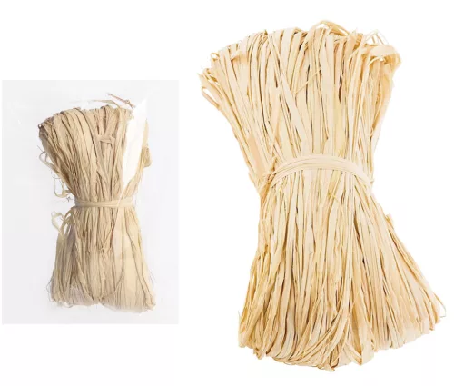 PAPÍR RAFFIA CSÍK, ZACSKÓBAN, NATÚR