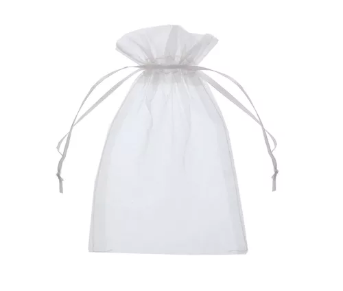 ORGANZA SZÜTYŐ, 12 DARABOS, FEHÉR