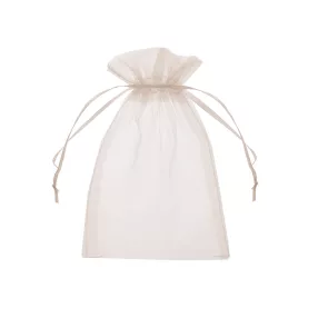 ORGANZA SZÜTYŐ, 12 DARABOS, KRÉM