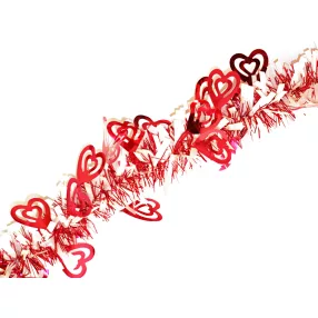 KARÁCSONYI BOA, SZÉLES SZÍVVEL, PIROS