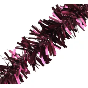 KARÁCSONYI BOA, SZÉLES CSÍKÚ, MATT BORDÓ