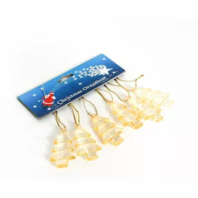 KD*6 FENYŐ ARANY 5CM SET