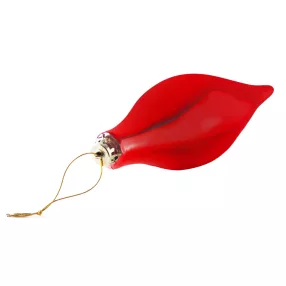 KARÁCSONYI DÍSZ, CSEPPALAK, FÉNYES, PIROS