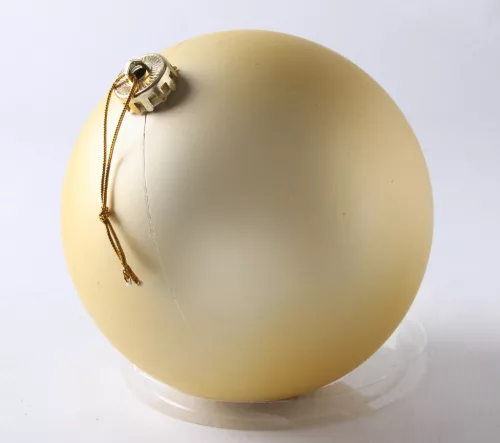KARÁCSONYI DÍSZ GÖMB, MATT, ARANY
